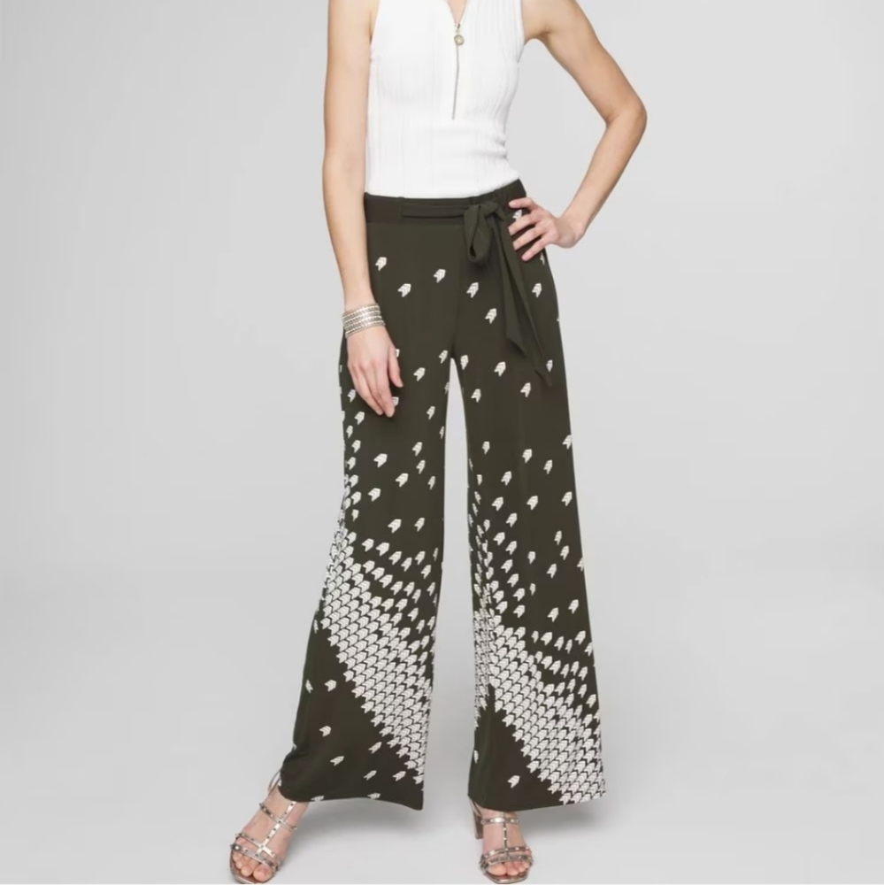 WHBM Matte Jersey Wide-Leg Pant